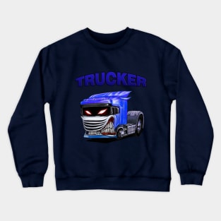 Trucker Crewneck Sweatshirt